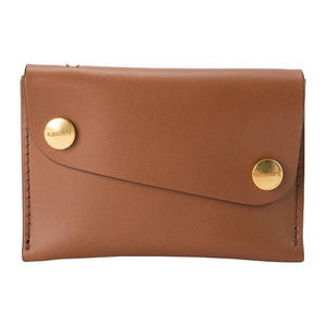 IL BISONTE Vacchetta Card Case Brown